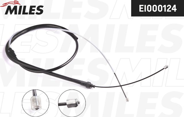 Трос ручника (тросик ручного тормоза) Miles. Артикул EI000124