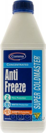 Антифриз G11 COMMA SUPER COLDMASTER CONCENTRATED ANTIFREEZE концентрат 1л Comma. Артикул SCA1L
