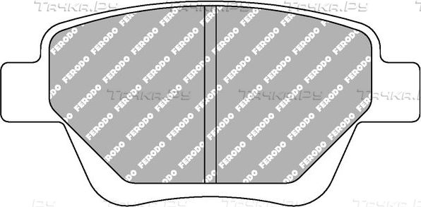 Тормозные колодки FERODO RACING DS PERFORMANCE для Skoda Superb II 2008-2015. Артикул FDS4316