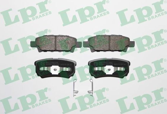 Тормозные колодки LPR задние для Dodge Caliber I 2006-2013. Артикул 05P1373