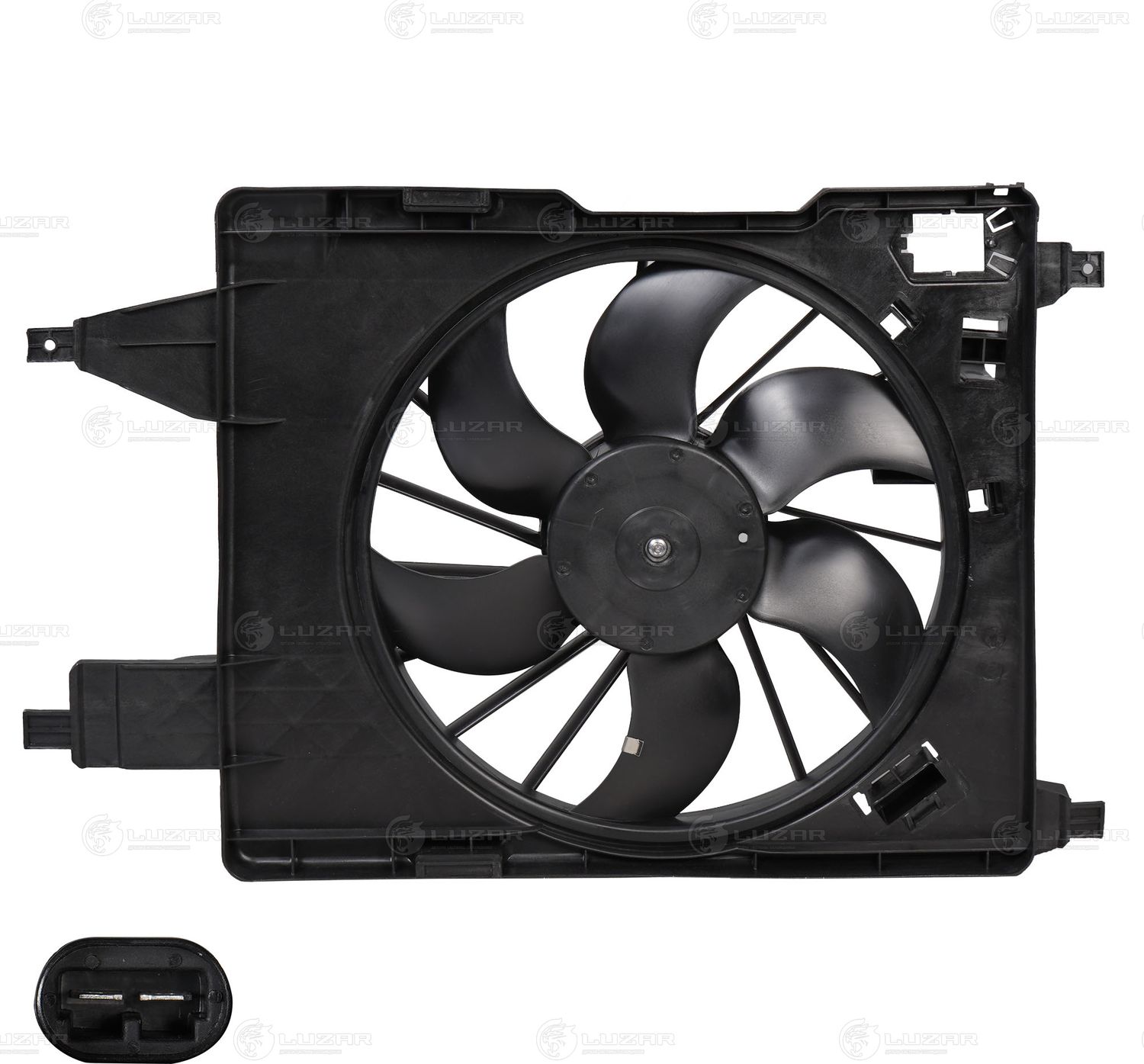 Вентилятор радиатора двигателя Luzar. Артикул LFK 0909