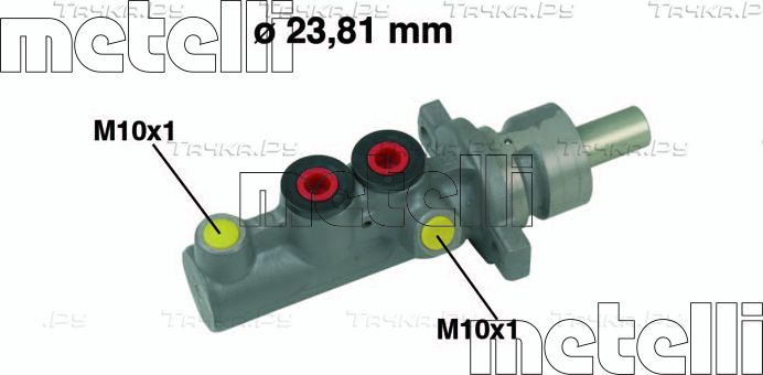 Тормозной цилиндр главный Metelli для Volvo S40 I 1997-2003. Артикул 05-0544