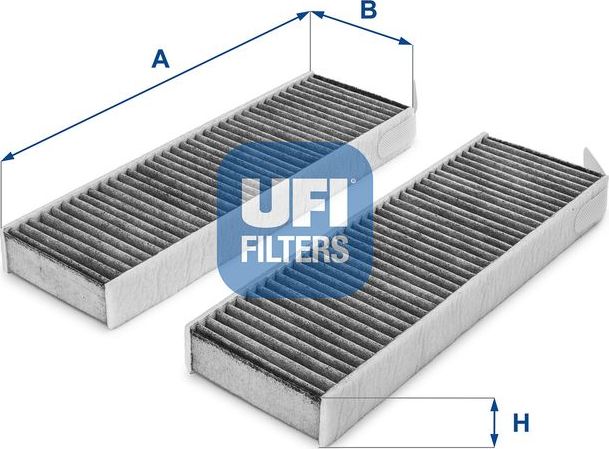 Салонный фильтр UFI. Артикул 54.172.00