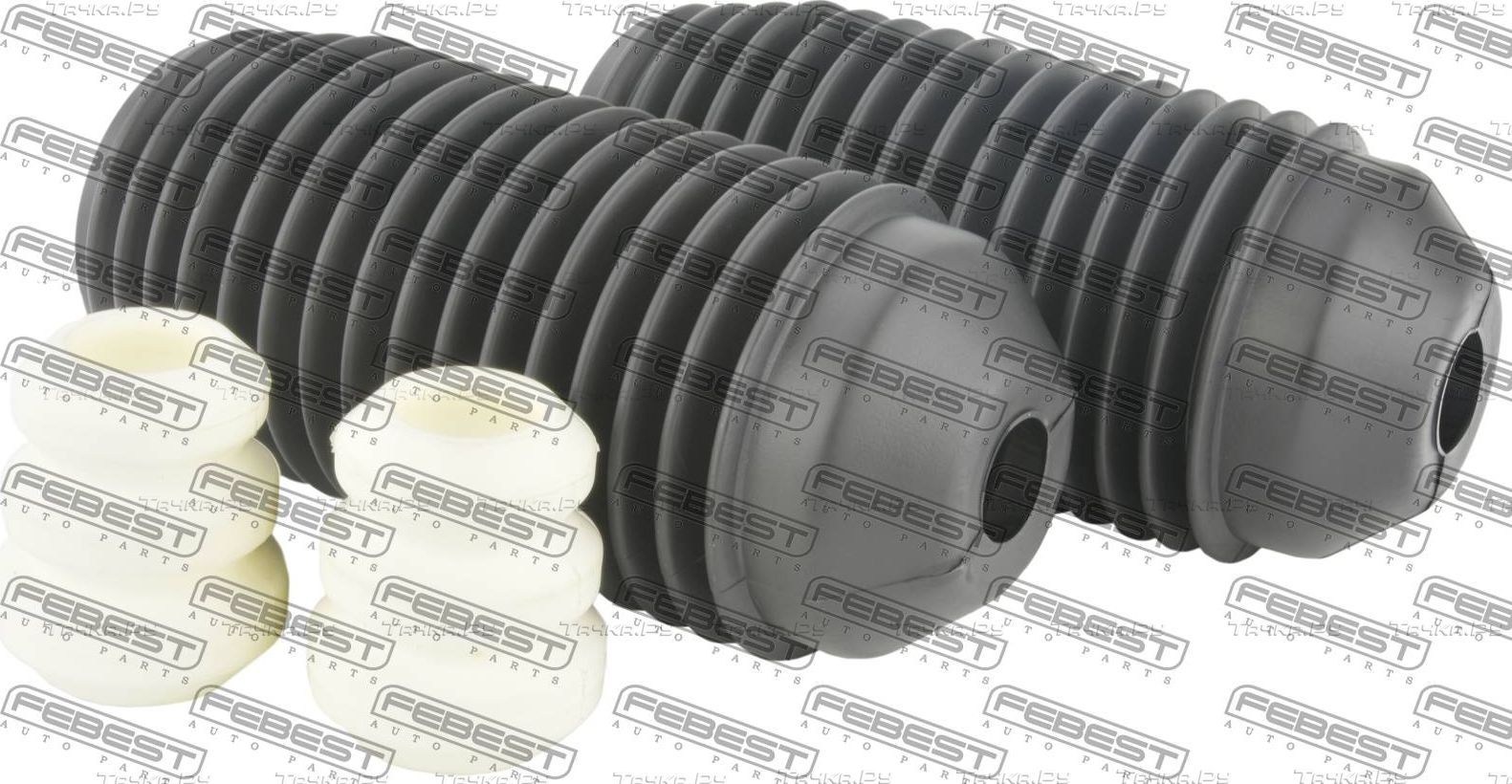 Комплект отбойников и пыльников амортизаторов (стоек) Febest. Артикул SBSHB-S11F-KIT