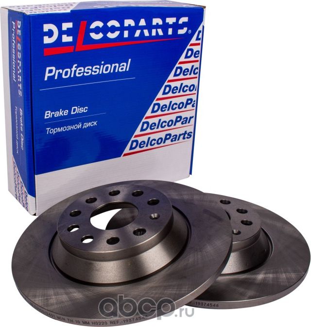 Диск тормозной задний VW PASSAT  TIGUAN (Delcoparts). Артикул 19374546