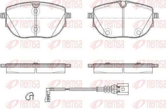 Тормозные колодки Remsa. Артикул 1920.01