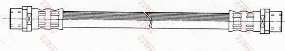 Тормозной шланг TRW задний правый/левый внутренний для Audi A8 II (D3) 2002-2010. Артикул PHA344