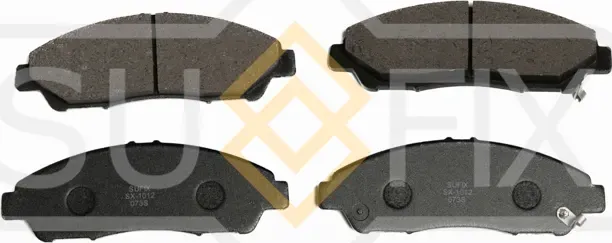 Колодки дисковые тормозные передние правые/левые HONDA PILOT 2008-2015/3.5 4WD 2 (Sufix). Артикул SX1012