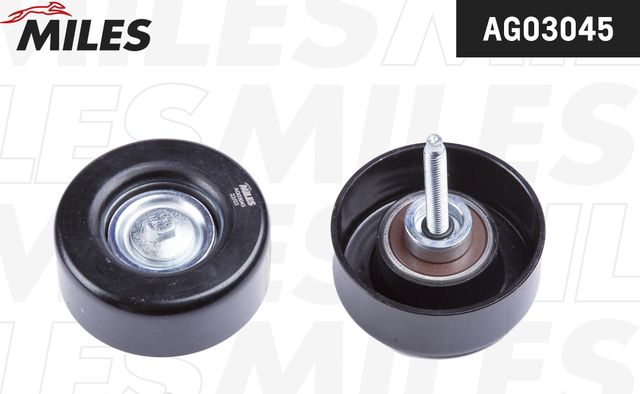 Направляющий (ведущий) ролик приводного поликлинового ремня Miles. Артикул AG03045
