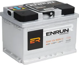 АКБ ENRUN 60 Ah R+ (-/+) 12V 600A EN 242x175х190 Enrun. Артикул ES600