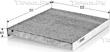 Салонный фильтр  Tecneco Filters. Артикул CK1245C