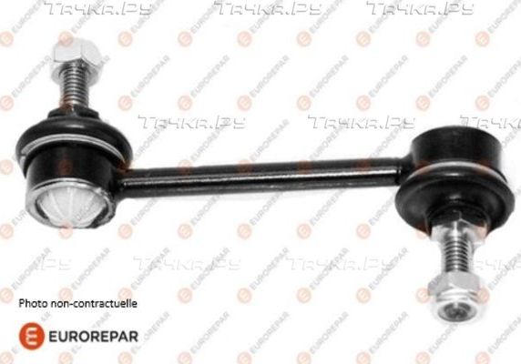 Стойка (тяга) стабилизатора Eurorepar (резина/металл) передняя для Renault Logan II 2007-2026. Артикул 1679753380