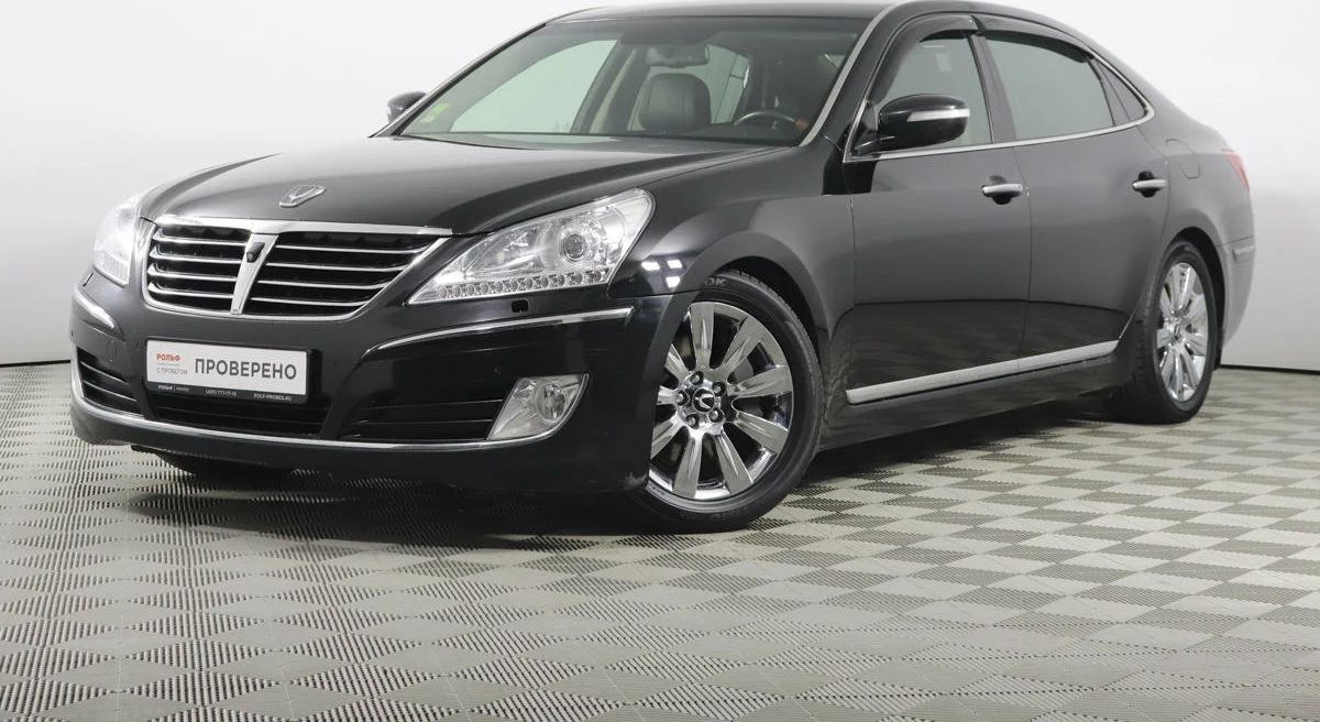 Дефлекторы Cobra Tuning для окон Hyundai Equus седан 2009-2016. Артикул H24009