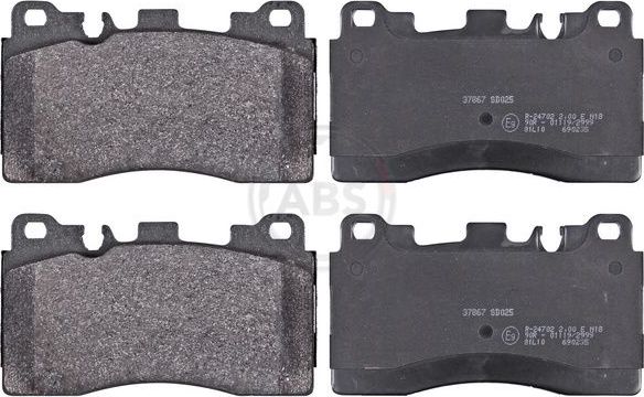 Тормозные колодки ABS (Керамика). Артикул 37867