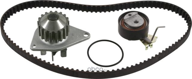 Помпа (водяной насос) с комплектом ремня ГРМ PSA. Артикул 1609525180