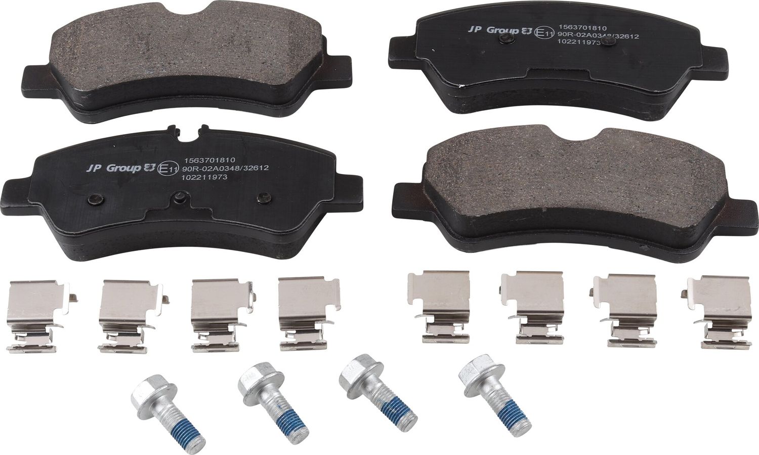 Тормозные колодки JP Group. Артикул 1563701810