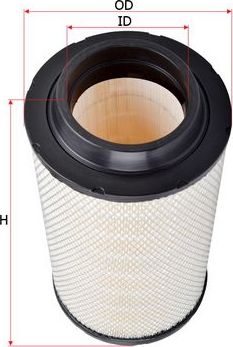 Воздушный фильтр Sakura. Артикул A-6707