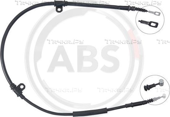 Трос ручника (тросик ручного тормоза) ABS. Артикул K17519