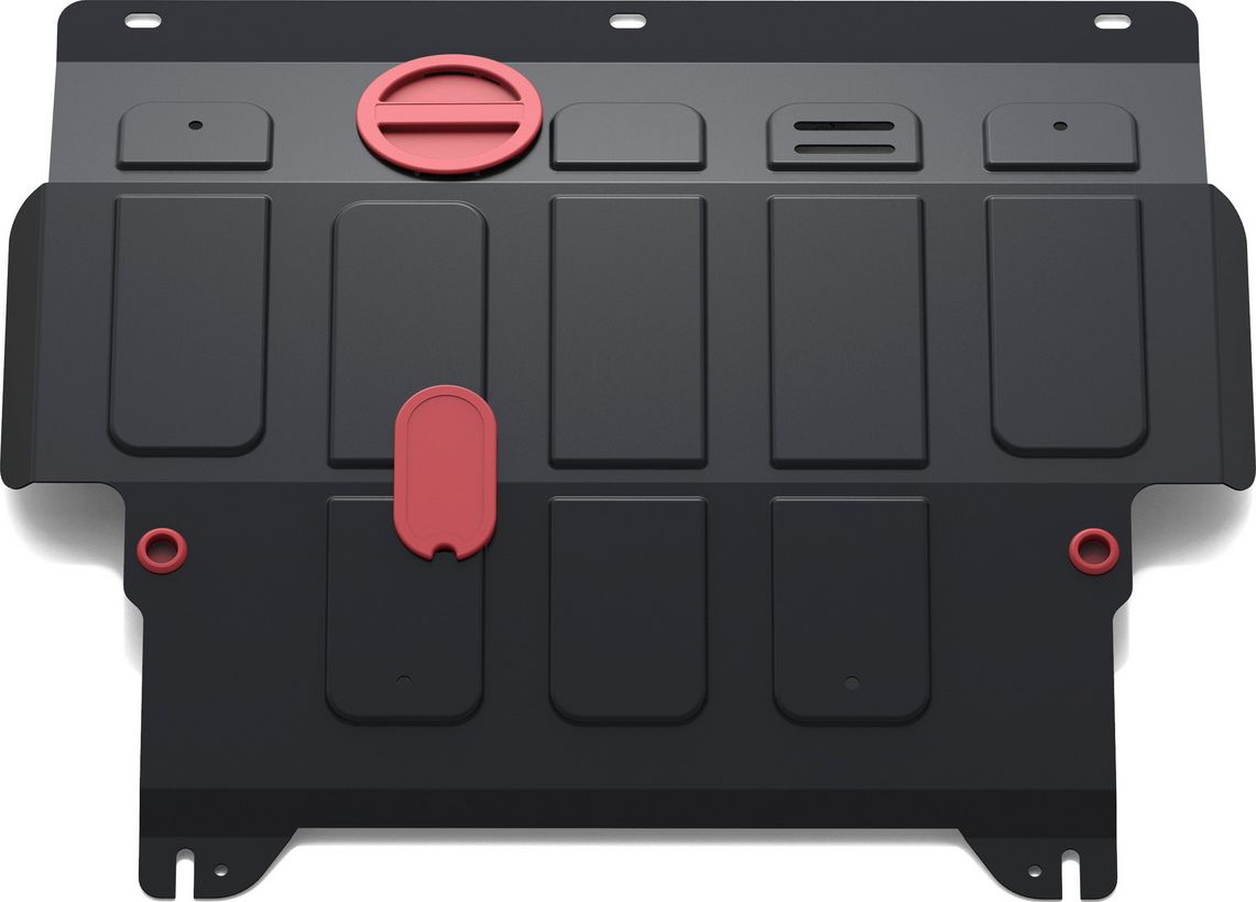 Защита АвтоБРОНЯ для картера и КПП Mazda Demio III DE 2007-2014. Артикул 111.03801.2