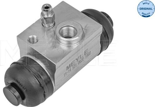 Тормозной цилиндр Meyle (алюминий) задний для Citroen C2 2003-2012. Артикул 11-14 531 0020