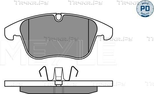 Тормозные колодки Meyle PD передние для Citroen C5 II 2008-2017. Артикул 025 243 3218/PD