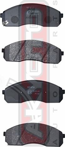 Тормозные колодки Akyoto Packing AKYOTO передние для Kia Pregio I 1997-2007. Артикул AKD-0671