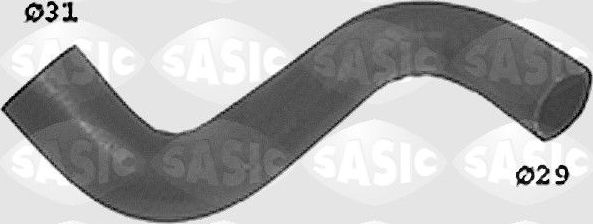 Патрубок радиатора (системы охлаждения) Sasic левый нижний для Renault 9 1982-1989. Артикул SWH4242