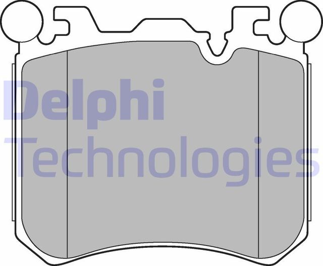 Тормозные колодки Delphi (Low-Metallic). Артикул LP2287