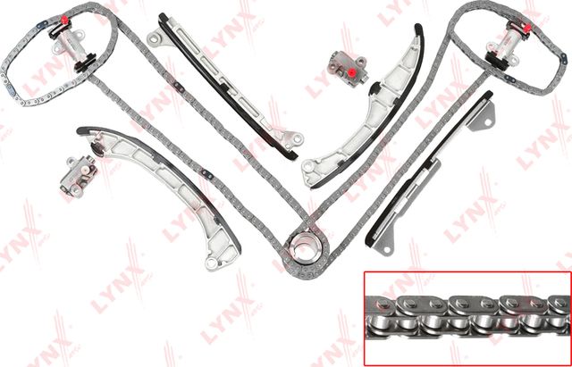 Цепь ГРМ LYNXauto для Lexus LX 570 2007-2026. Артикул TK-0072