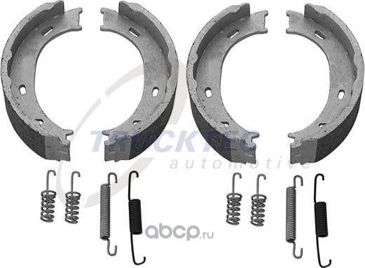 Тормозные колодки (стояночная тормозная система) Trucktec Automotive. Артикул 02.35.051