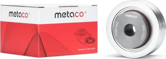 Ролик-натяжитель ручейкового ремня (Metaco). Артикул 1348042