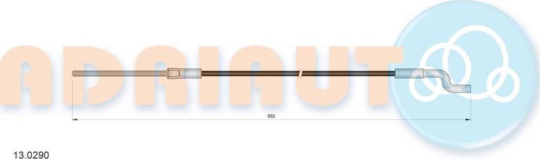 Трос ручника (тросик ручного тормоза) Adriauto. Артикул 13.0290