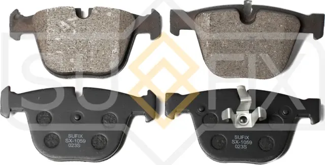 Колодки тормозные задние (Sufix). Артикул SX1059