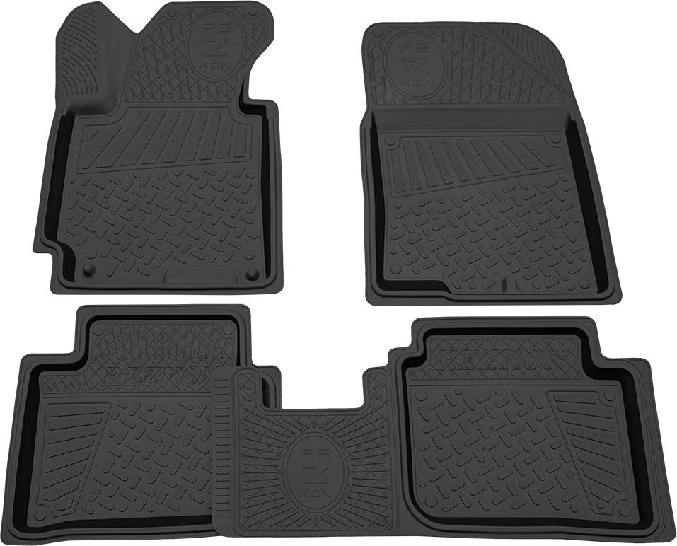 Коврики Rezkon резиновые для салона Hyundai Elantra V 2011-2016. Артикул 1020015200