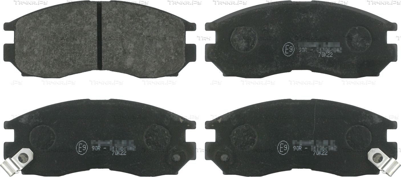 Тормозные колодки Blue Print передние для Mitsubishi Lancer VI 1992-2003. Артикул ADC44242
