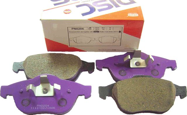 Тормозные колодки NiBK передние для Renault Vel Satis I 2002-2009. Артикул PN0204