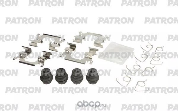 Комплект монтажный тормозных колодок NISSAN QASHQAI II 2013-, X-TRAIL 2013-/ RENAULT KADJAR 2015-, (Patron). Артикул PSRK1399