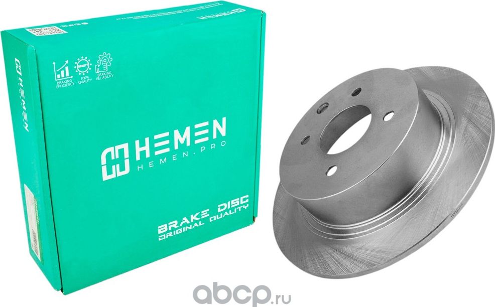 Диск тормозной задний Nissan Tiida C11 04-13, Tiida SC11 04-13, Cube 07-, диам. (Hemen). Артикул HTS044
