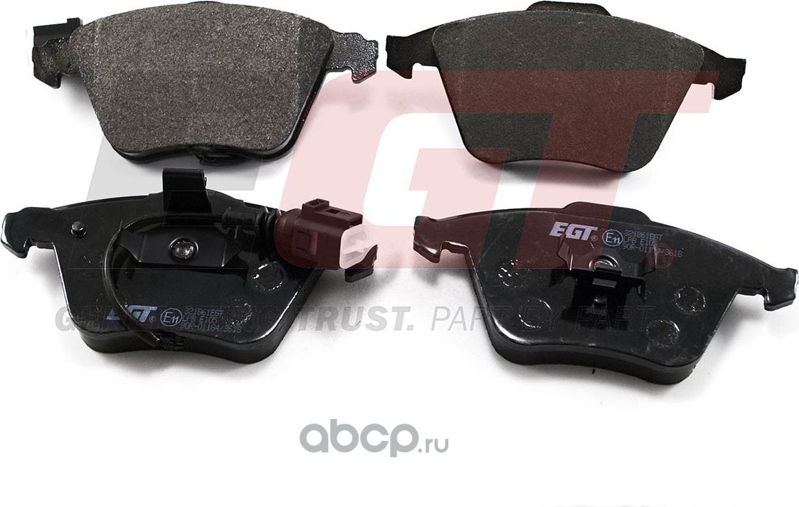 Колодки тормозные дисковые (EGT). Артикул 321861EGT