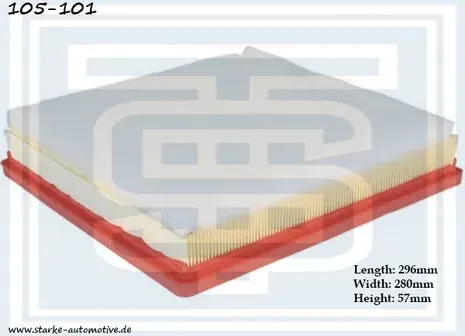 Фильтр воздушный (Starke). Артикул 105101