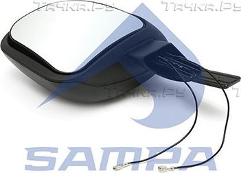Зеркало боковое Sampa для Scania R 2004-2015. Артикул 043.487