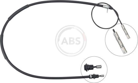 Трос ручника (тросик ручного тормоза) ABS задний левый для Jeep Grand Cherokee III (WK) 2004-2010. Артикул K16023