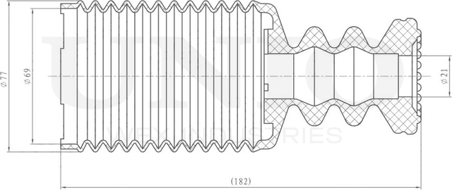 Пыльник амортизатора (Unio). Артикул DUC-10011