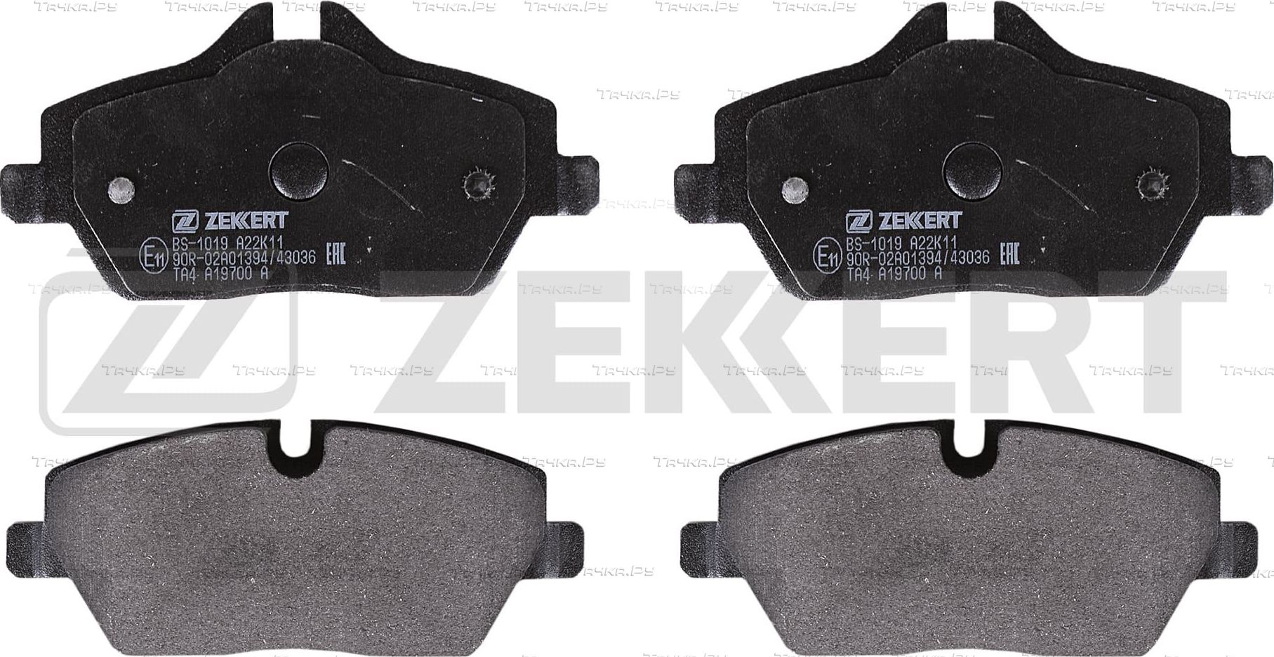 Тормозные колодки Zekkert передние для BMW 1 I (E81/E82/E87/E88) 2004-2012. Артикул BS-1019
