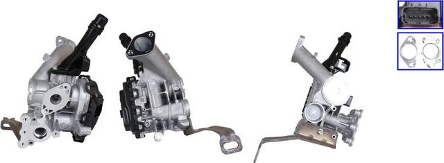 Клапан EGR (рециркуляции выхлопных газов) Lucas для Citroen DS5 2013-2015. Артикул LEV2118