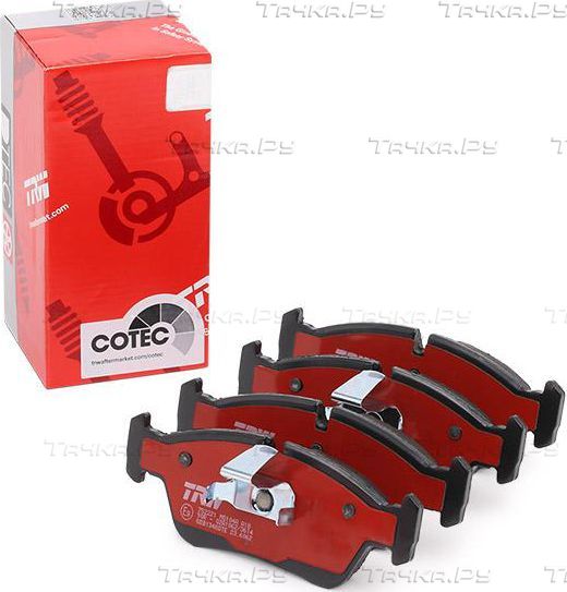 Тормозные колодки TRW DTEC COTEC передние для BMW Z4 I (E85/E86) 2002-2009. Артикул GDB1348DTE