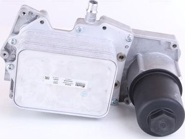 Радиатор масляный (маслоохладитель) для двигателя Nissens (алюминий). Артикул 90945