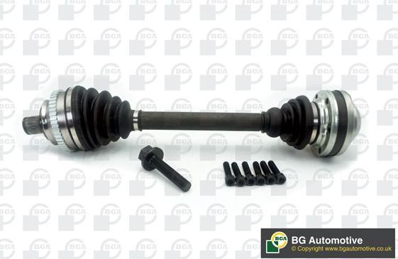 Полуось (привод в сборе, приводной вал) BGA. Артикул DS9615A