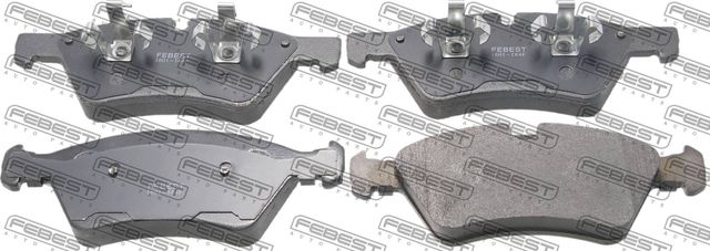 Тормозные колодки Febest. Артикул 1601-164F