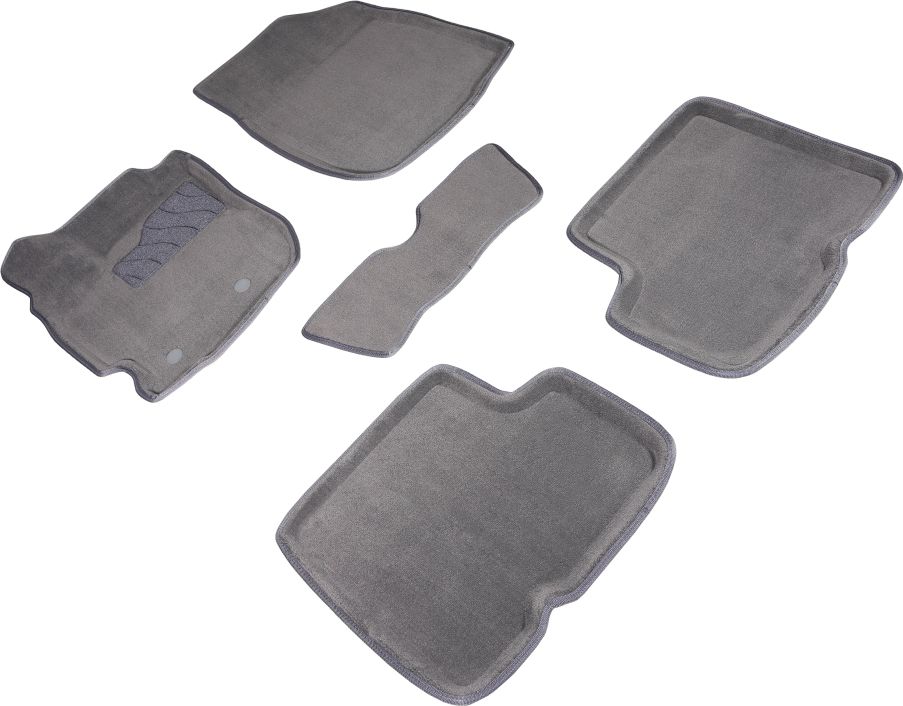 Коврики Seintex 3D ворсовые для салона Renault Duster I рестайлинг 2015-2020 СЕРЫЕ. Артикул 97682